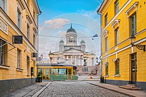 Helsinki Cathedral in the centre of Helsinki, Finland