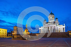 Helsinki Cathedral in the centre of Helsinki, Finland