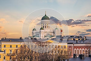 Helsinki Cathedral in the centre of Helsinki, Finland
