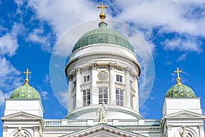 Helsinki Cathedral dome in Finland