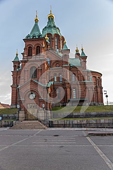 Helsinki, Finland. Cathedral of the Assumption of the Blessed Virgin Mary