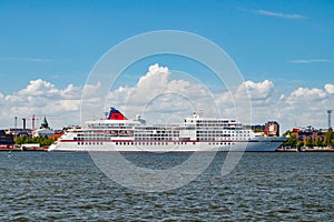 Helsinki, Finland - 12 June 2022: Passenger ship Europa in port of Helsinki