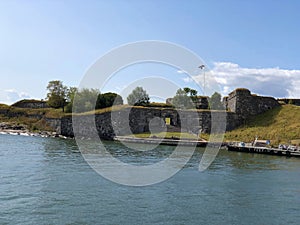 Helsinki, Finland. King`s Gate built  during 1753-1754, Suomenlinna, Sveaborg sea fortress