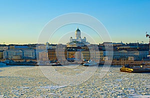 Helsinki landscape in spring