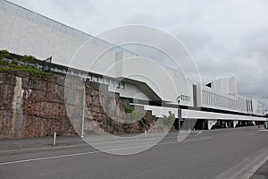 HELSINKI - 28 MAY: Finlandia Hall in Helsinki, Finland on 28 May 2016 photo