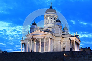 Helsinki at sunset