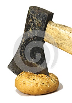 Helve slice into roll