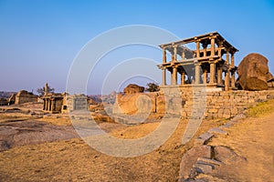 Hemakuta hills ruins at Hampi