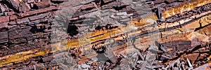 Hematite ore destroyed by climatic conditions photo