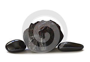 Hematite - polished and natural photo