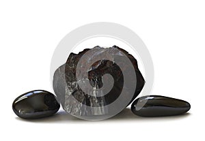 Hematite - polished and natural photo