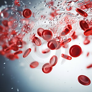Hematological Microstock Showcase of Red Blood Cell Anatomy Under the Microscope