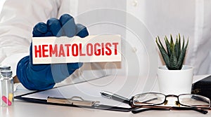 Hematologist word cloud concept