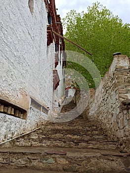 Hemis Monastery stone staircase