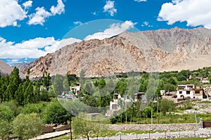 Hemis Shukpachan Village in Sham Valley, Ladakh, Jammu and Kashmir, India