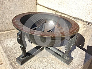 Hemispherical Sundial in Changdeokgung Palace