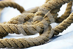 Hemp rope photo