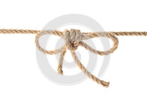 Hemp rope with bow knot