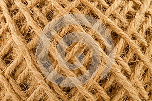 Hemp rope roll details