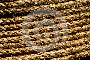 Hemp rope texture photo