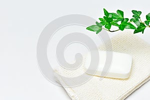 Hempen towel and Soap.