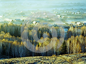 Hemu, a small village in Xinjiang,