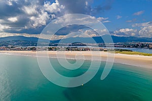 Hendaye, France - The beach and the Bidasoa