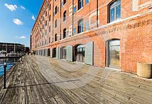 Henderons Wharf in Fells Point in Batimore, Maryland