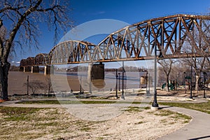 Henderson Railroad Bridge - Ohio River, Kentucky & Indiana