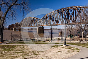 Henderson Railroad Bridge - Ohio River, Kentucky & Indiana photo