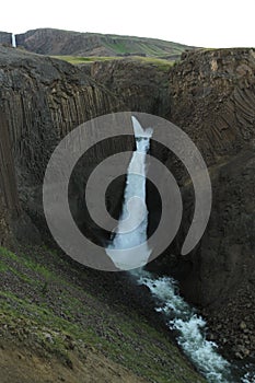 Hengifoss waterfall, iceland
