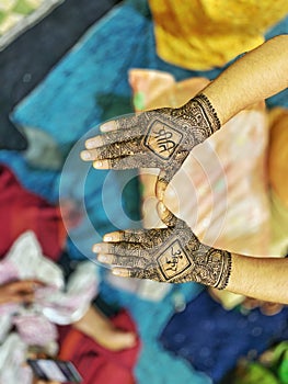 The henna art