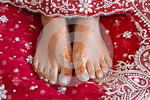 Henna feet