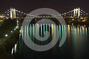 Hennepin Avenue Bridge at Night