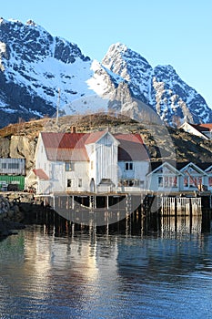 Hennigsvaer fsherman's buildings