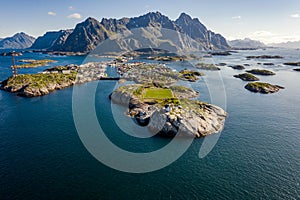 Henningsvaer Lofoten is an archipelago in the county of Nordland, Norway