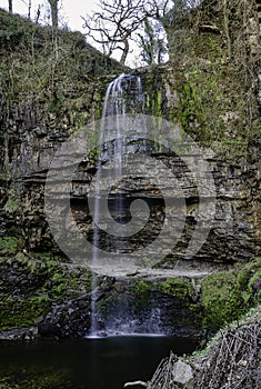 Henrhyd Falls / Sgwd Henrhyd - Brecon Beacons National Park, Wales, UK