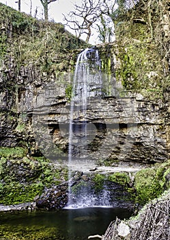 Henrhyd Falls / Sgwd Henrhyd - Brecon Beacons National Park, Wales, UK