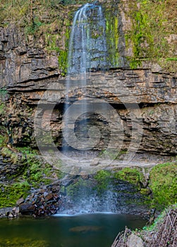 Henrhyd Falls / Sgwd Henrhyd - Brecon Beacons National Park, Wales, UK