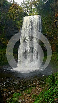 Henrhyd Waterfalls Brecon beacons wales