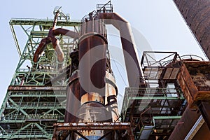 Henrichshuette Iron and Steelworks, industrial museum, Hattingen, North Rhine-Westphalia, Germany