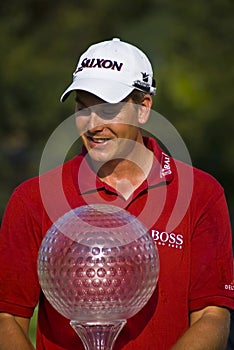 Henrik Stenson with Trophy