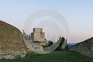 Henry II\'s Castle (14th century). Today it is the headquarters of a Parador de Turismo. Ciudad Rodrigo, Spain.