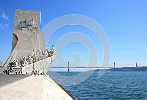 Henry the Navigator Monument and bridge, Lisboa