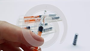 Heparin syringes in the laboratory