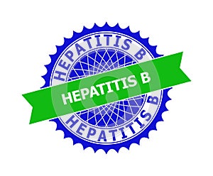 HEPATITIS B Bicolor Clean Rosette Template for Watermarks photo