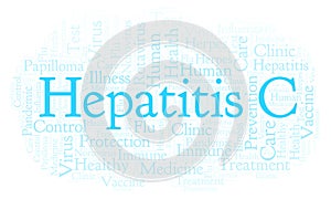 Hepatitis C word cloud, made with text only.