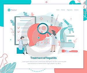 Hepatitis medical landing page