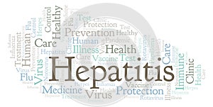 Hepatitis word cloud, made with text only.
