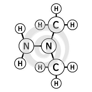 Heptyl molecule icon